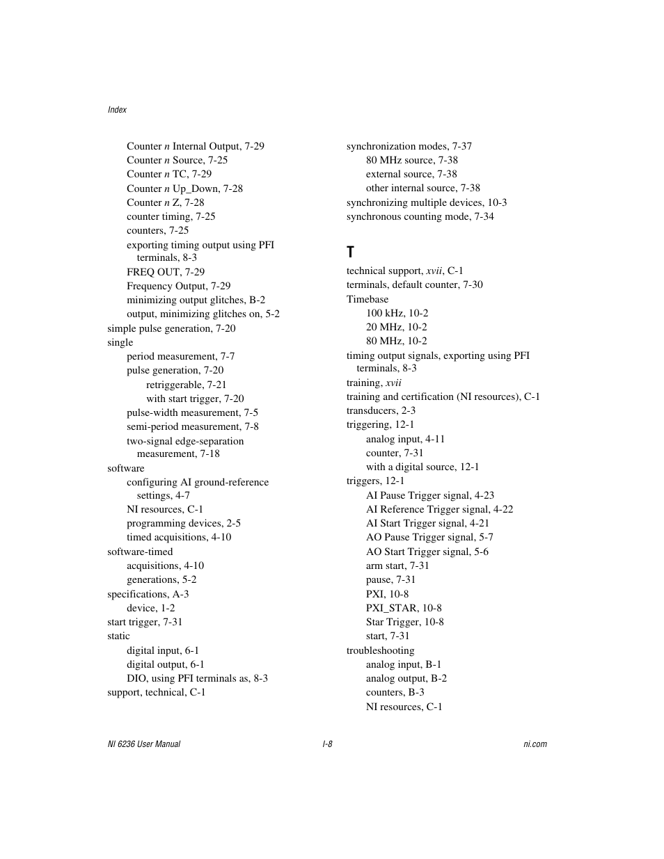 National Instruments DAQ M Series User Manual | Page 161 / 162