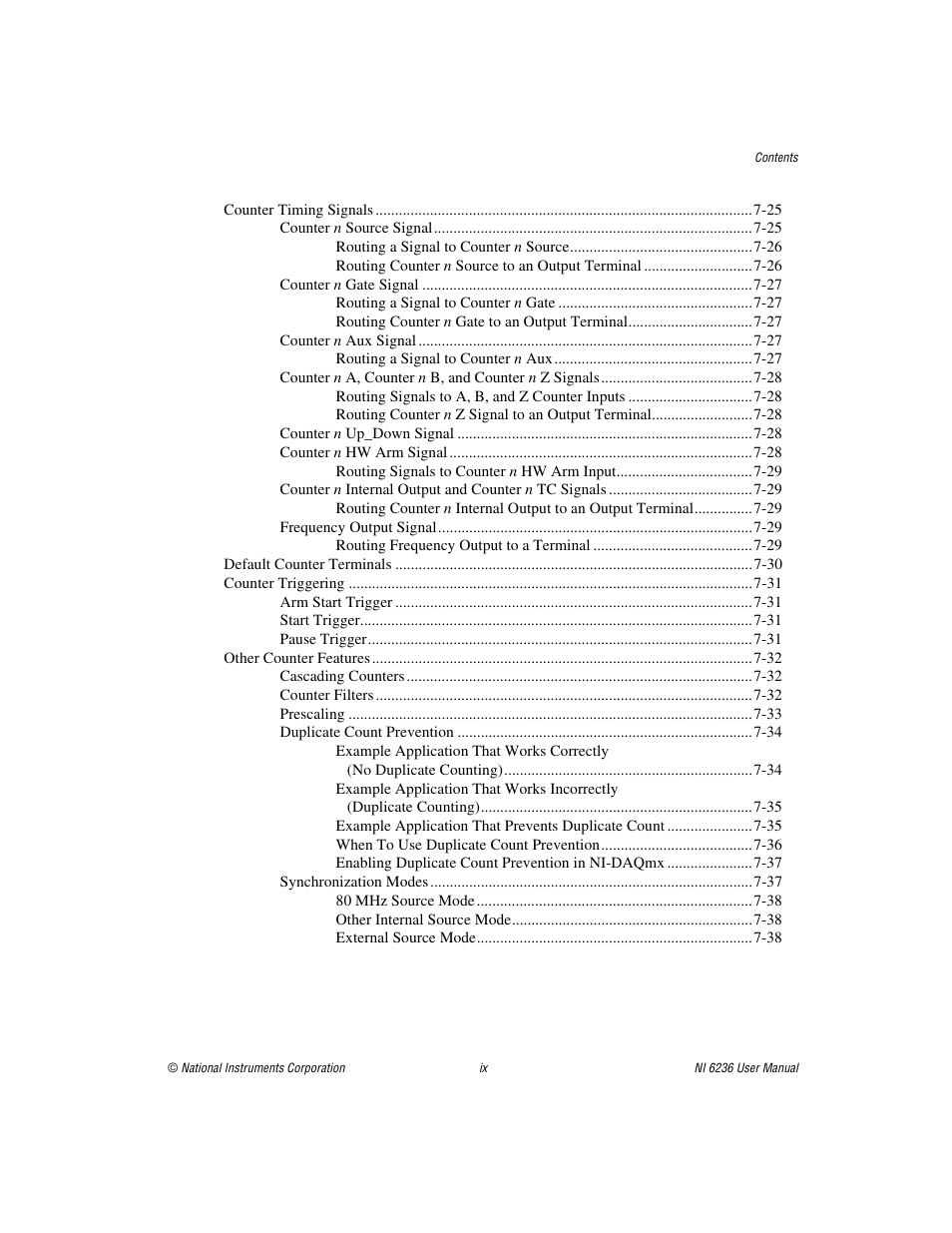 National Instruments DAQ M Series User Manual | Page 8 / 162