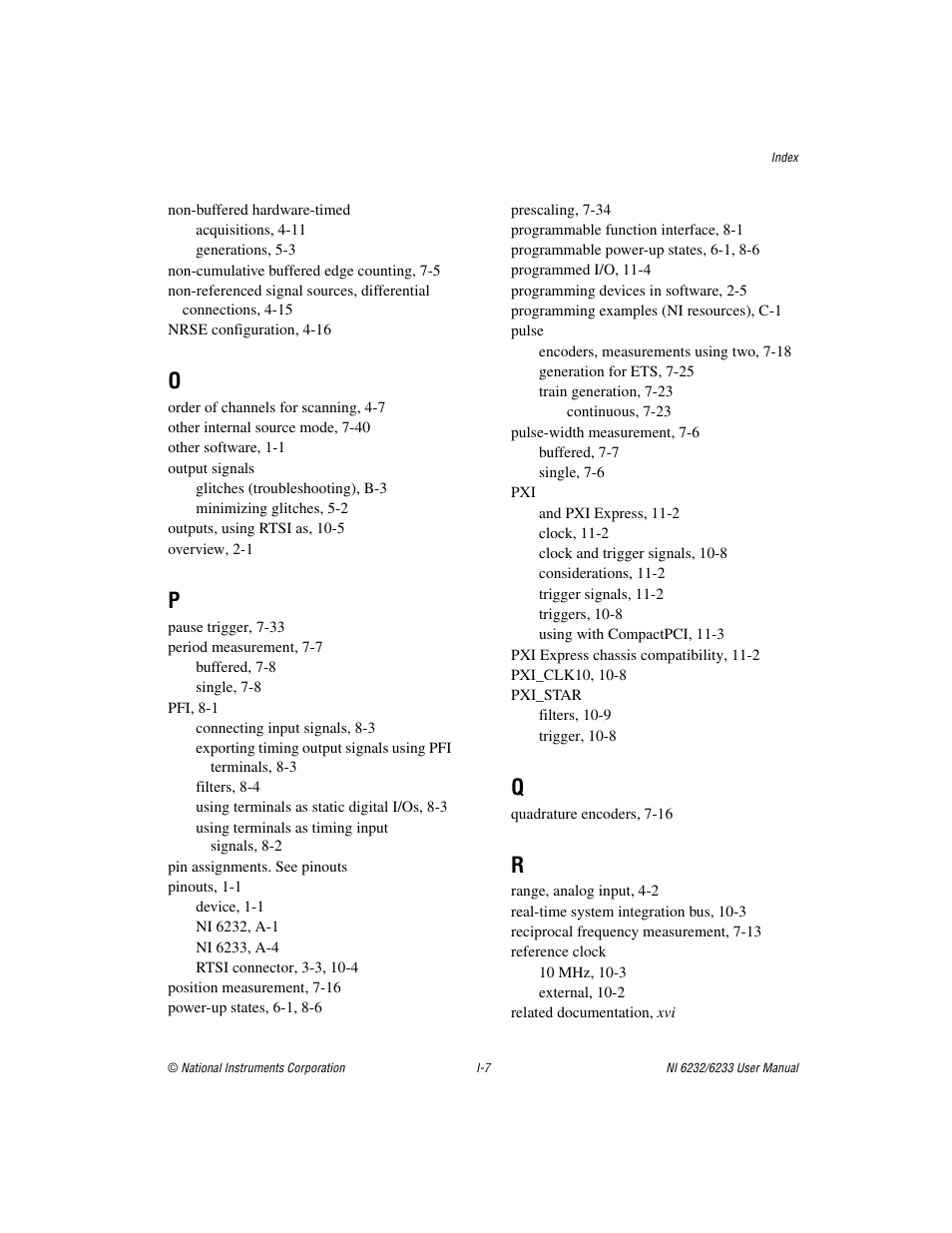 National Instruments NI 6232 User Manual | Page 177 / 180