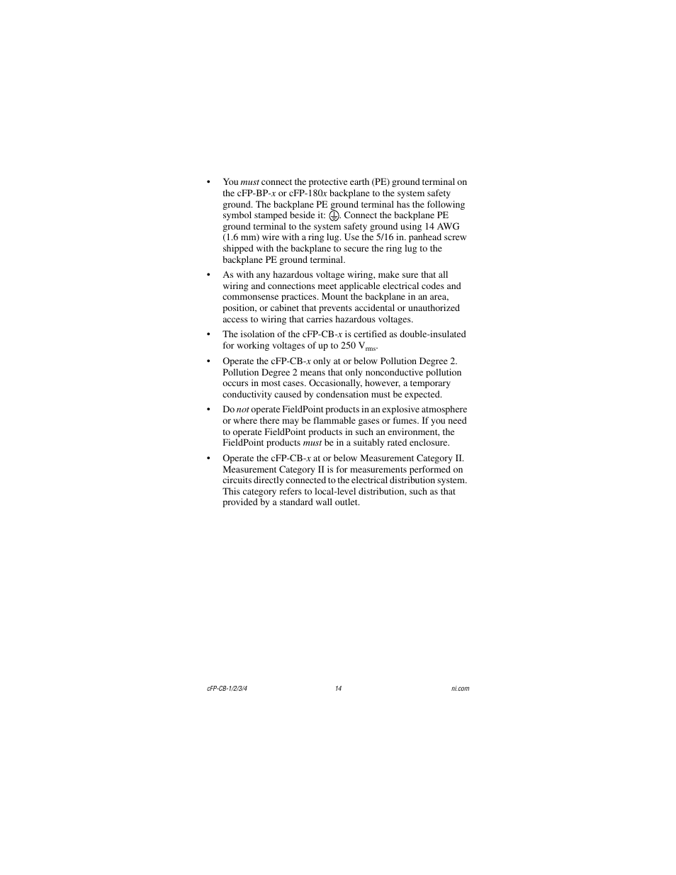 National Instruments CFP-CB-3 User Manual | Page 14 / 20