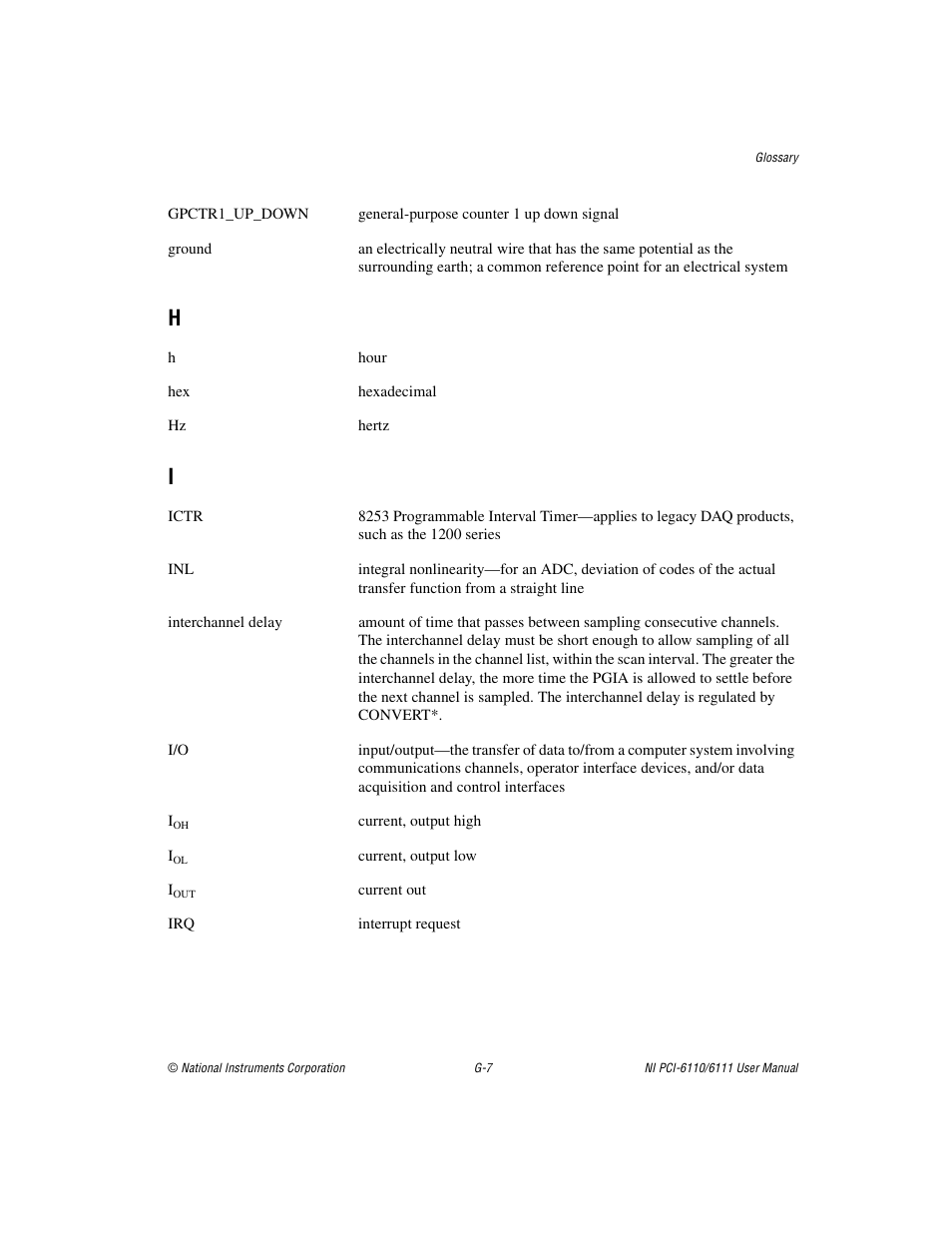 National Instruments NI PCI-6110 User Manual | Page 100 / 118
