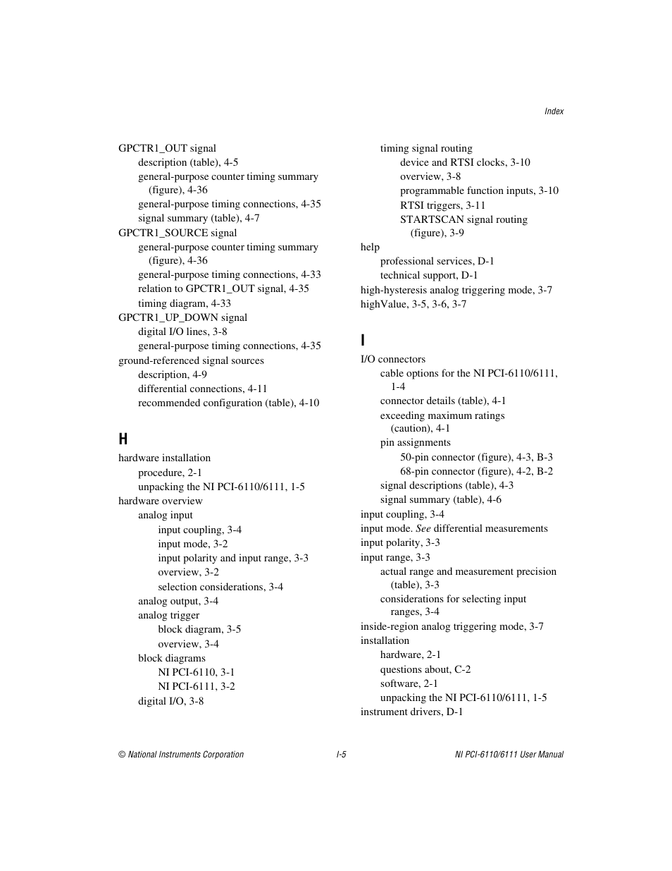 National Instruments NI PCI-6110 User Manual | Page 112 / 118
