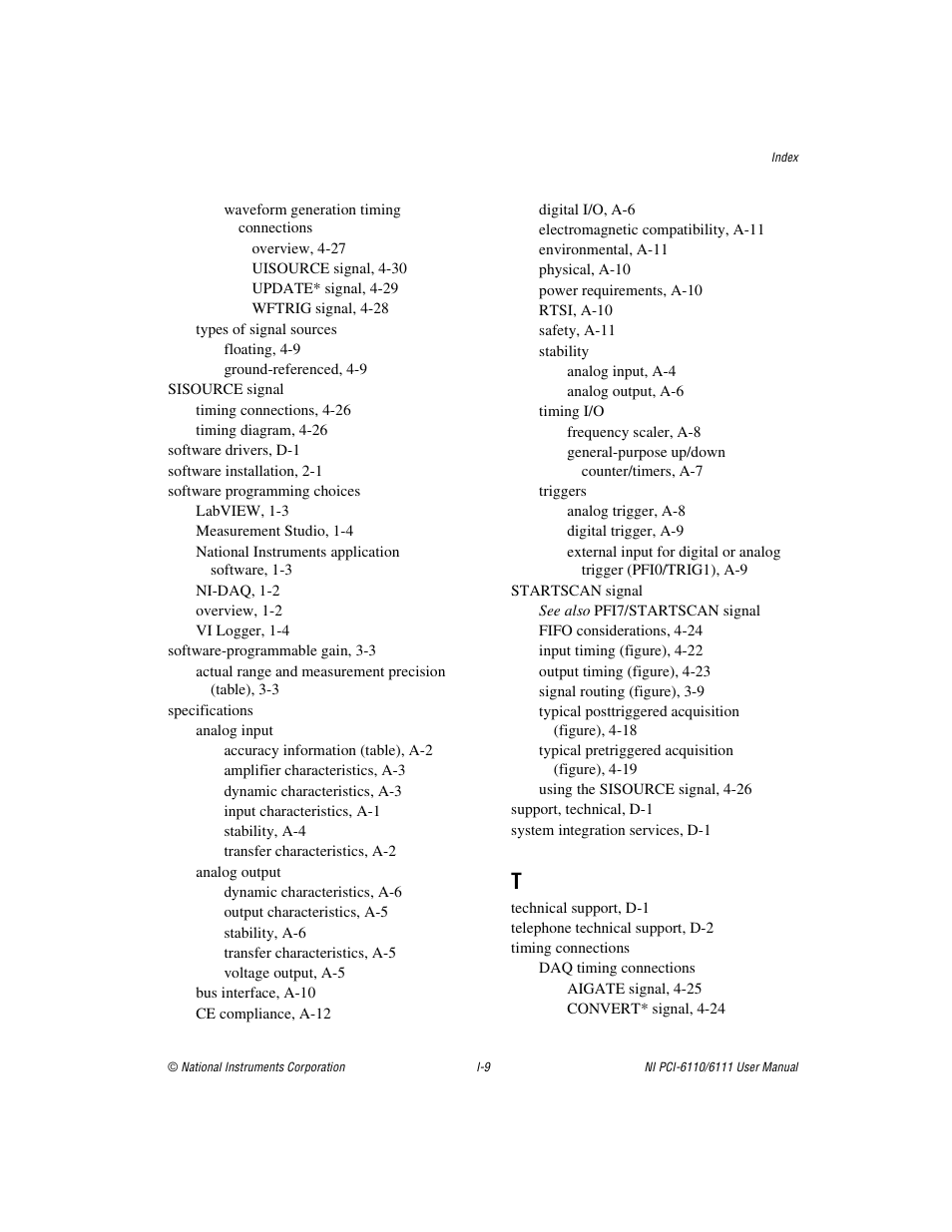 National Instruments NI PCI-6110 User Manual | Page 116 / 118