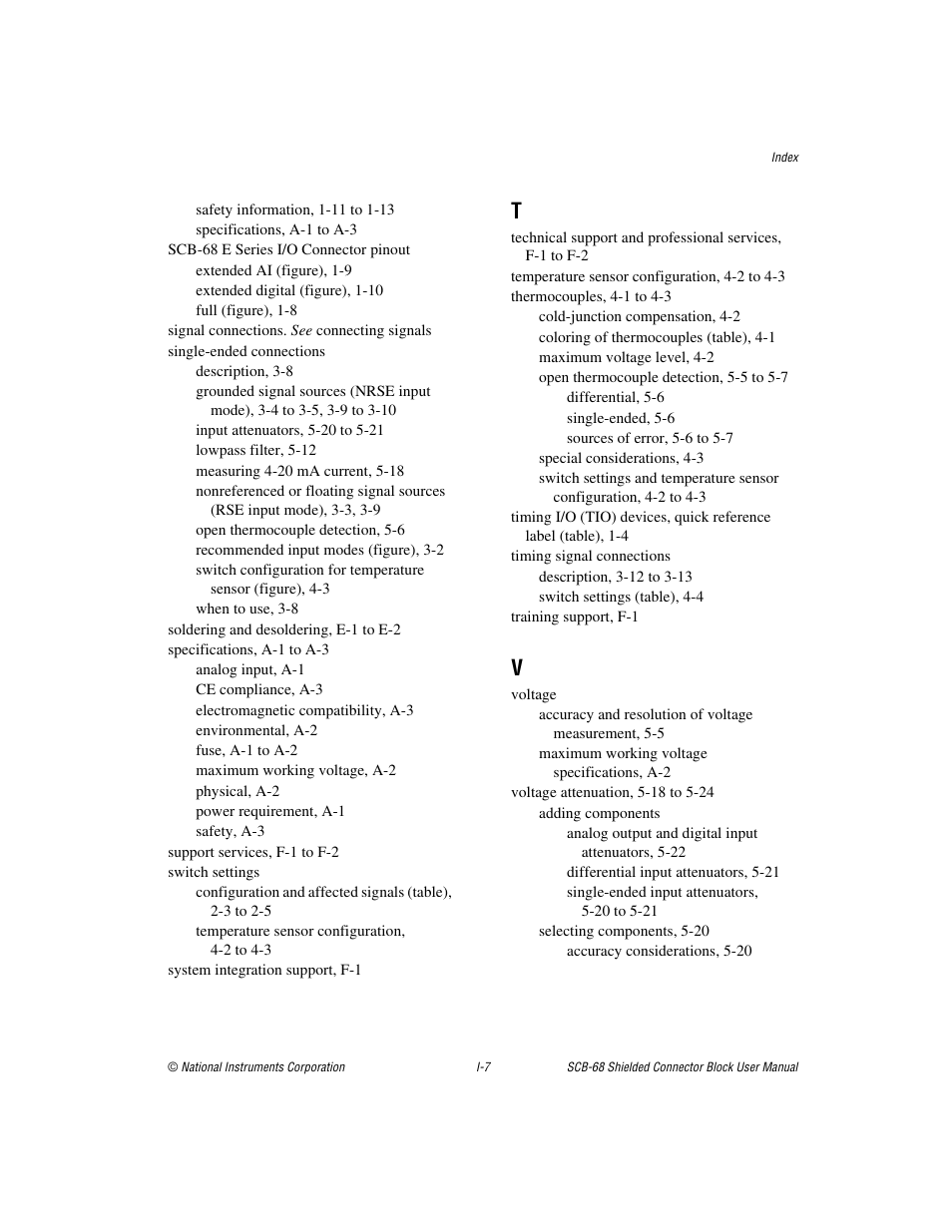 National Instruments SCB-68 User Manual | Page 103 / 104