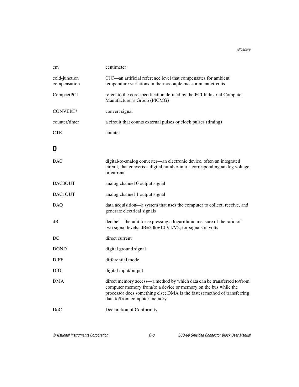 National Instruments SCB-68 User Manual | Page 91 / 104