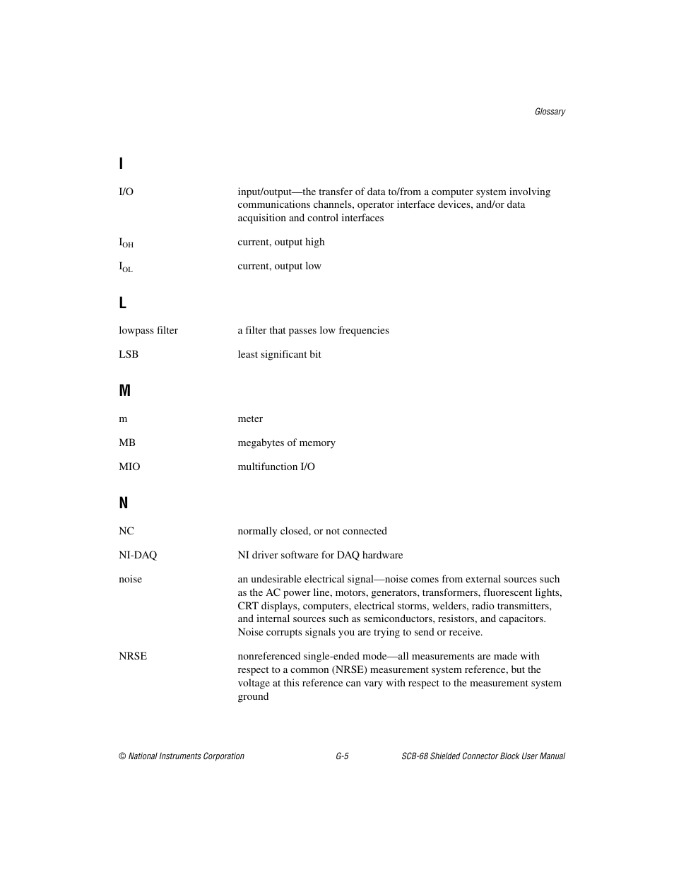 National Instruments SCB-68 User Manual | Page 93 / 104