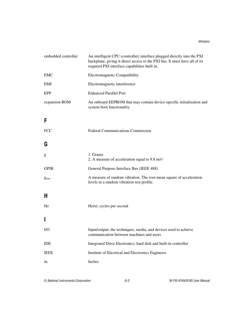 National Instruments PXI-8184 User Manual | Page 64 / 72
