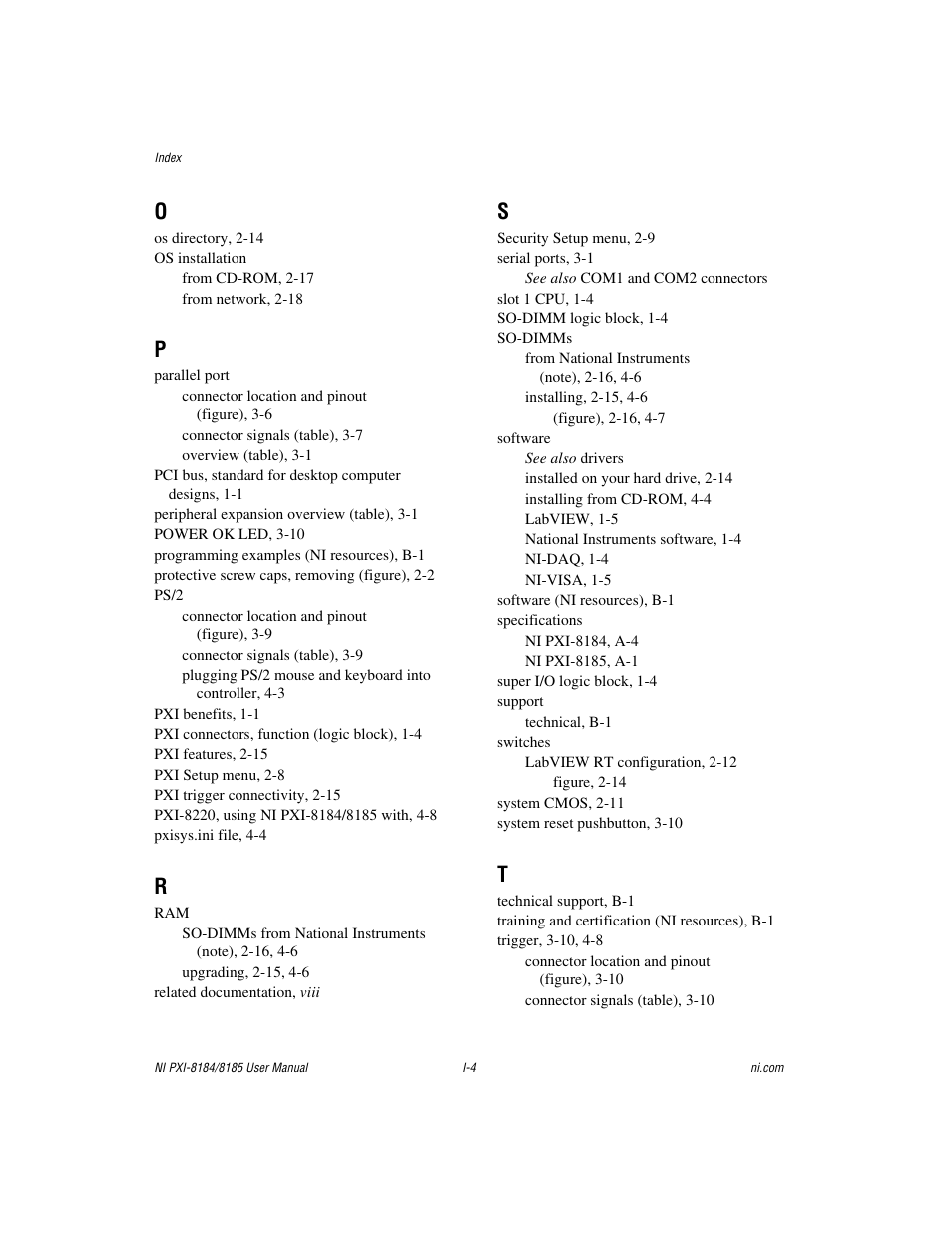 National Instruments PXI-8184 User Manual | Page 71 / 72