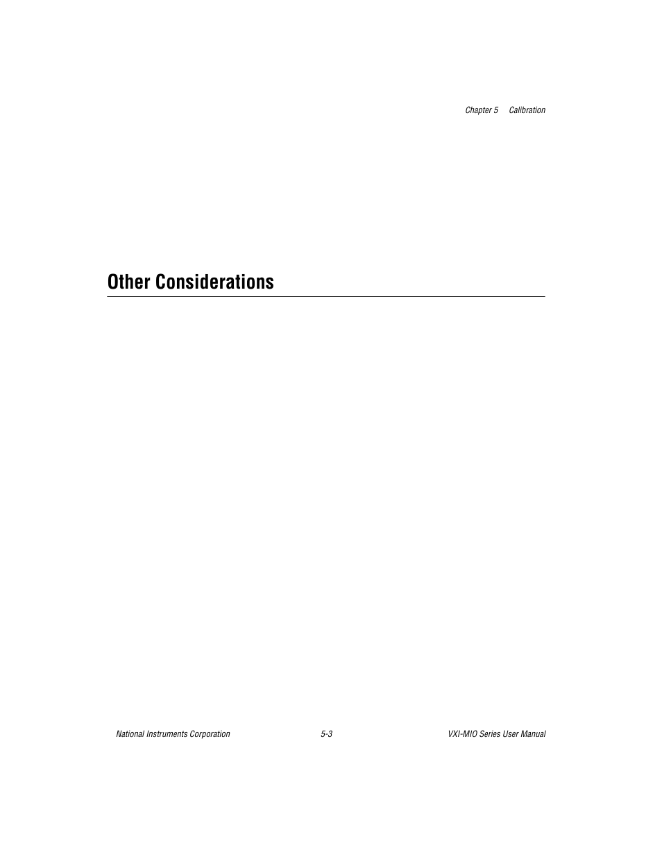 Other considerations, Other considerations -3 | National Instruments VXI-MIO Series User Manual | Page 94 / 151