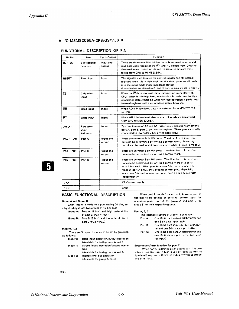 National Instruments Low-Cost Multifunction I/O Board for ISA Lab-PC+ User Manual | Page 108 / 211