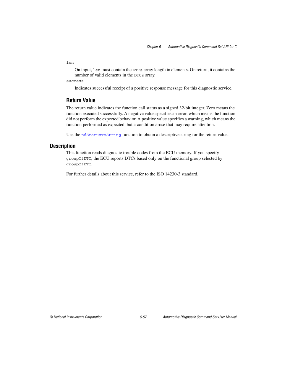 Return value, Description | National Instruments CAN 372139B-01 User Manual | Page 221 / 301