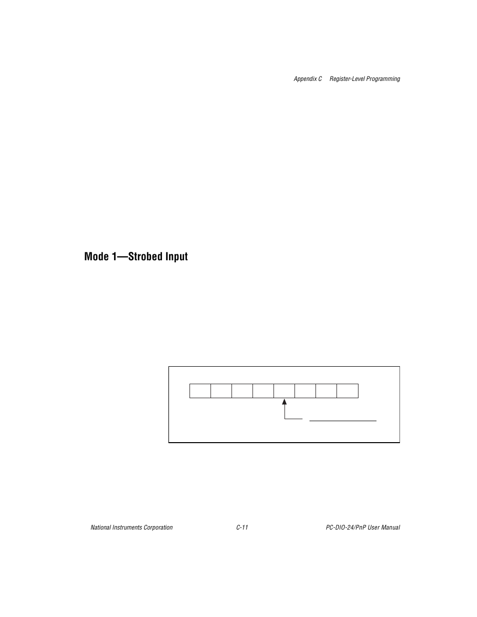 Mode 1—strobed input | National Instruments PC-DIO-24/PnP User Manual | Page 71 / 107