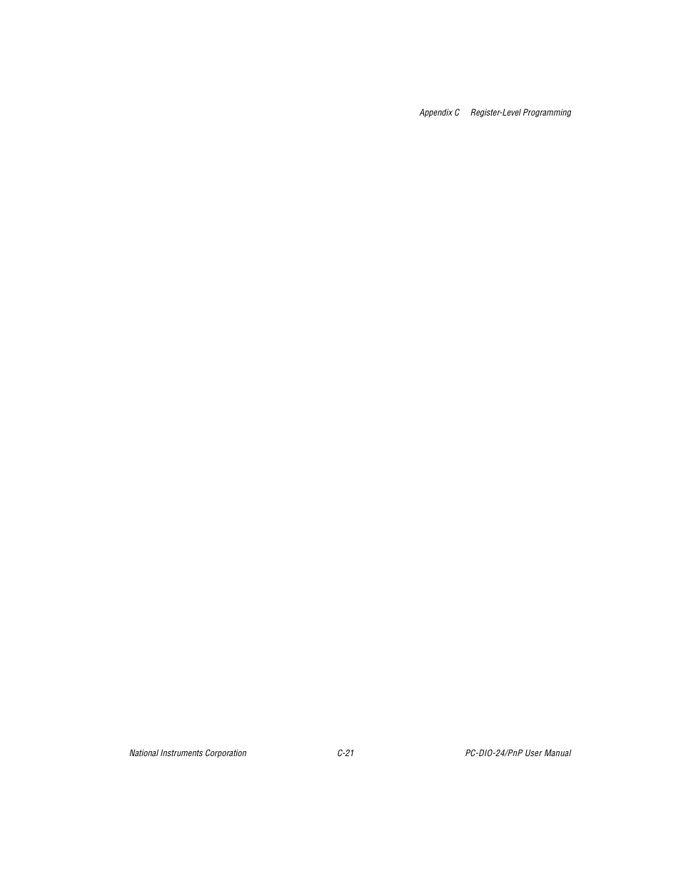 National Instruments PC-DIO-24/PnP User Manual | Page 81 / 107