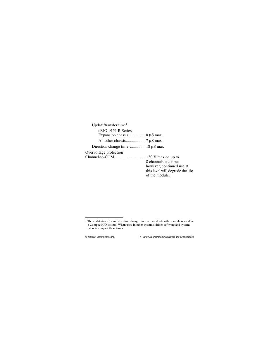 National Instruments NI 9403E User Manual | Page 11 / 19