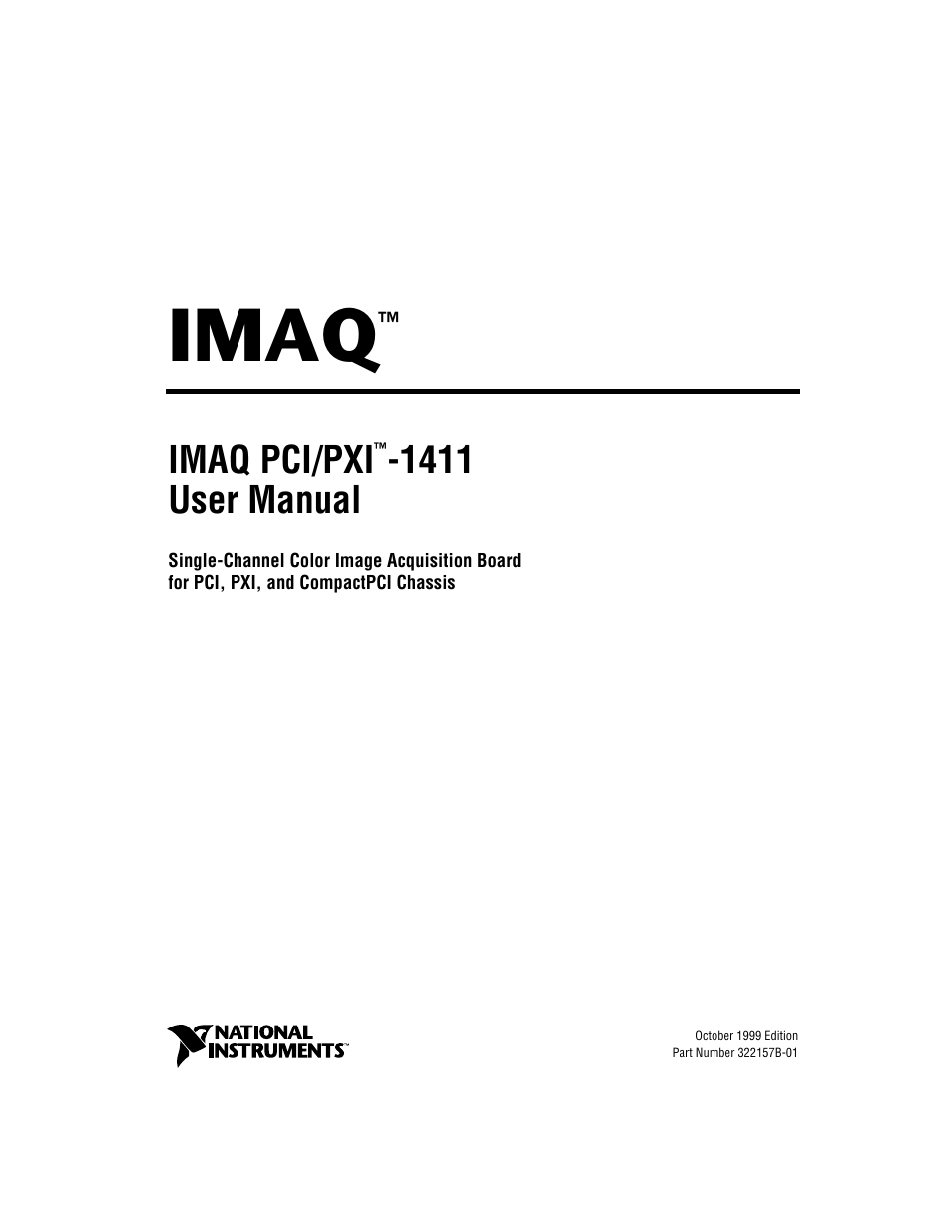 National Instruments PCI-1411 User Manual | 48 pages