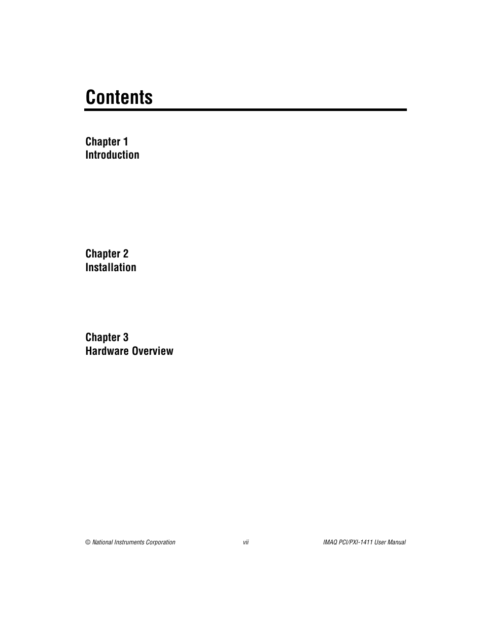 National Instruments PCI-1411 User Manual | Page 7 / 48