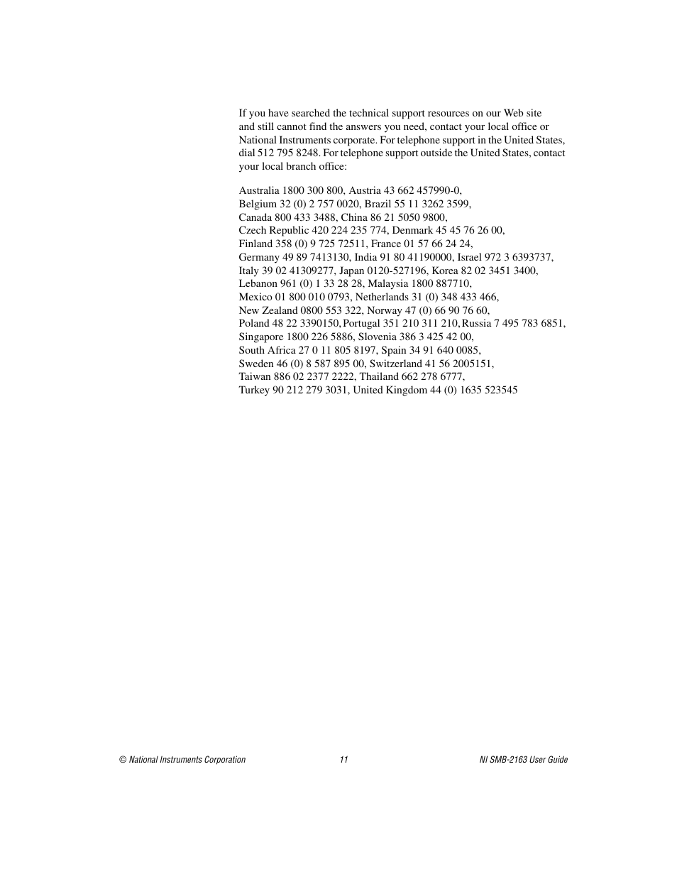 National Instruments Single-Ended Digital Waveform Generator/Analyzer Modules NI SMB-2163 User Manual | Page 11 / 24