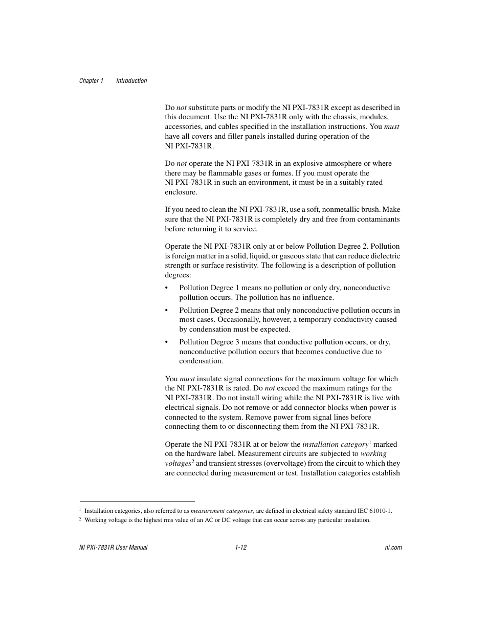 National Instruments NI PXI-7831R User Manual | Page 20 / 73