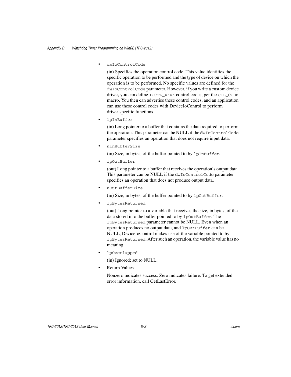 National Instruments Touch Panel Computer TPC-2012 User Manual | Page 36 / 49