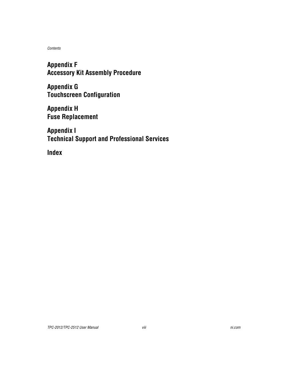 National Instruments Touch Panel Computer TPC-2012 User Manual | Page 7 / 49