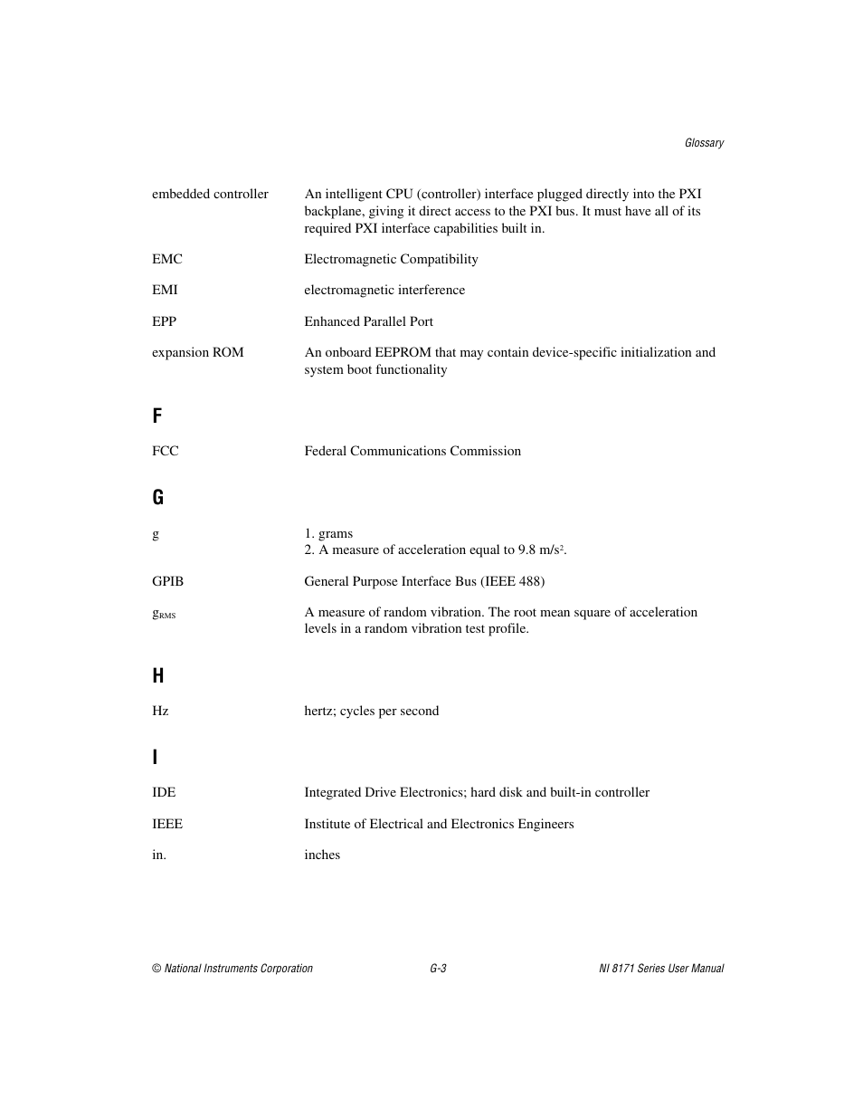 National Instruments PXI NI 8171 Series User Manual | Page 65 / 73