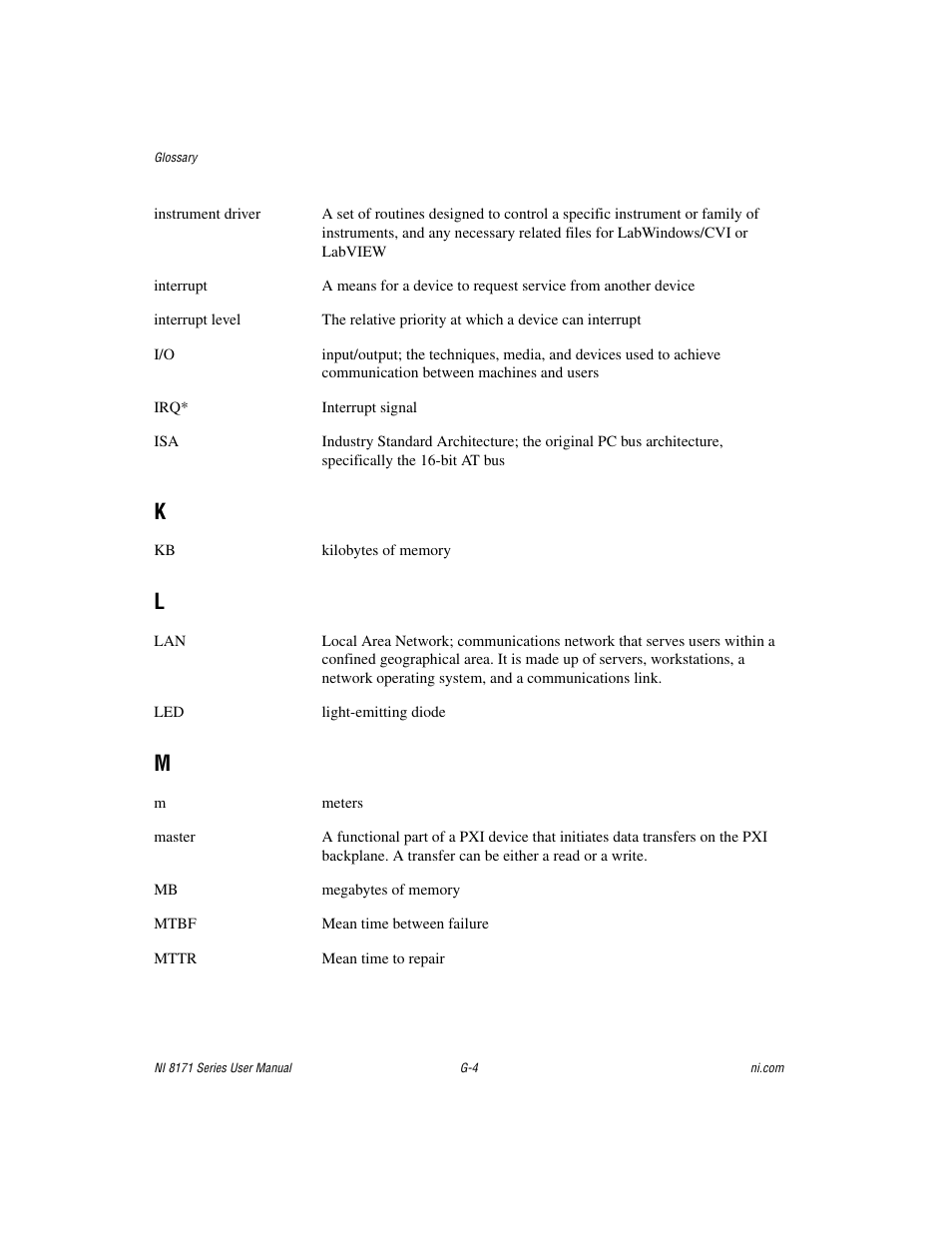 National Instruments PXI NI 8171 Series User Manual | Page 66 / 73