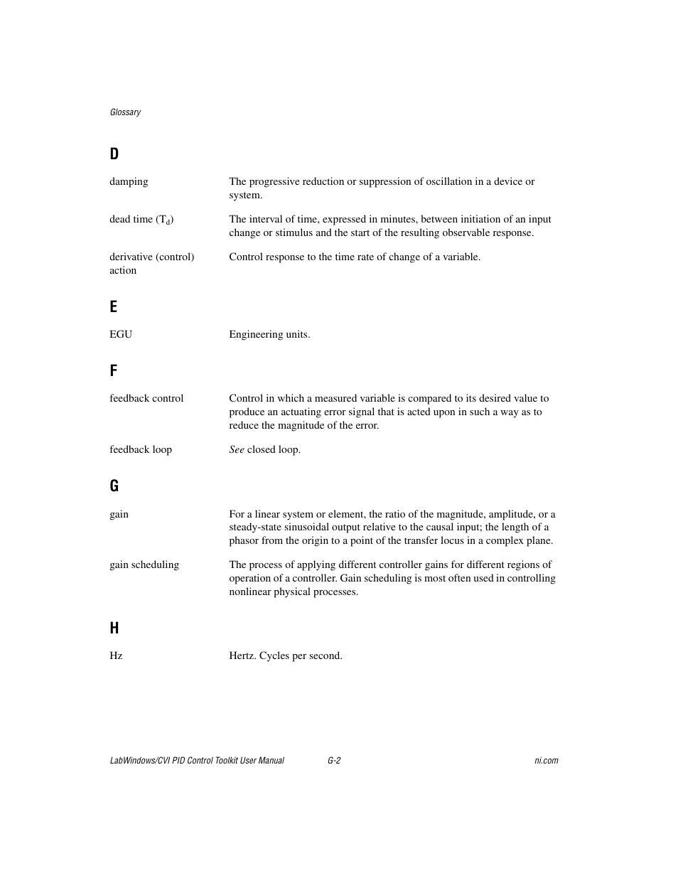 National Instruments PID Control Toolkit 371685C-01 User Manual | Page 33 / 39