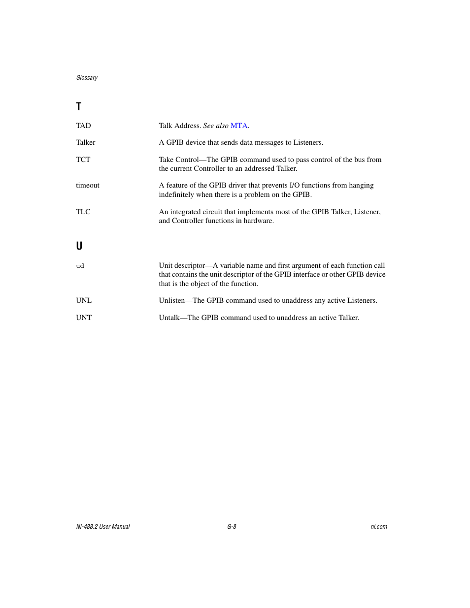 National Instruments NI-488.2 User Manual | Page 125 / 134