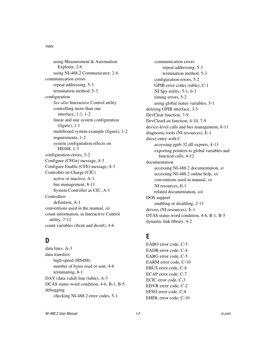 National Instruments NI-488.2 User Manual | Page 127 / 134