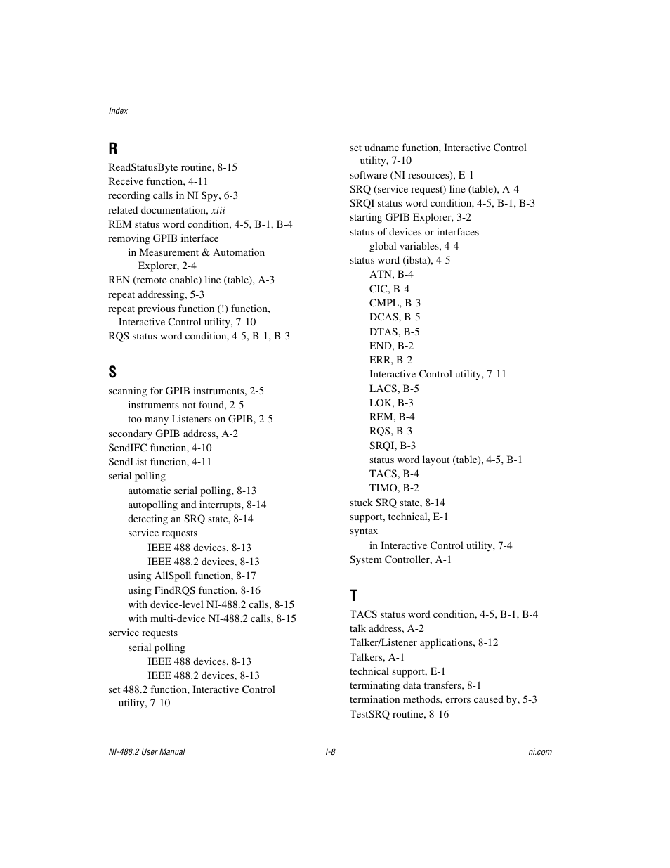 National Instruments NI-488.2 User Manual | Page 133 / 134