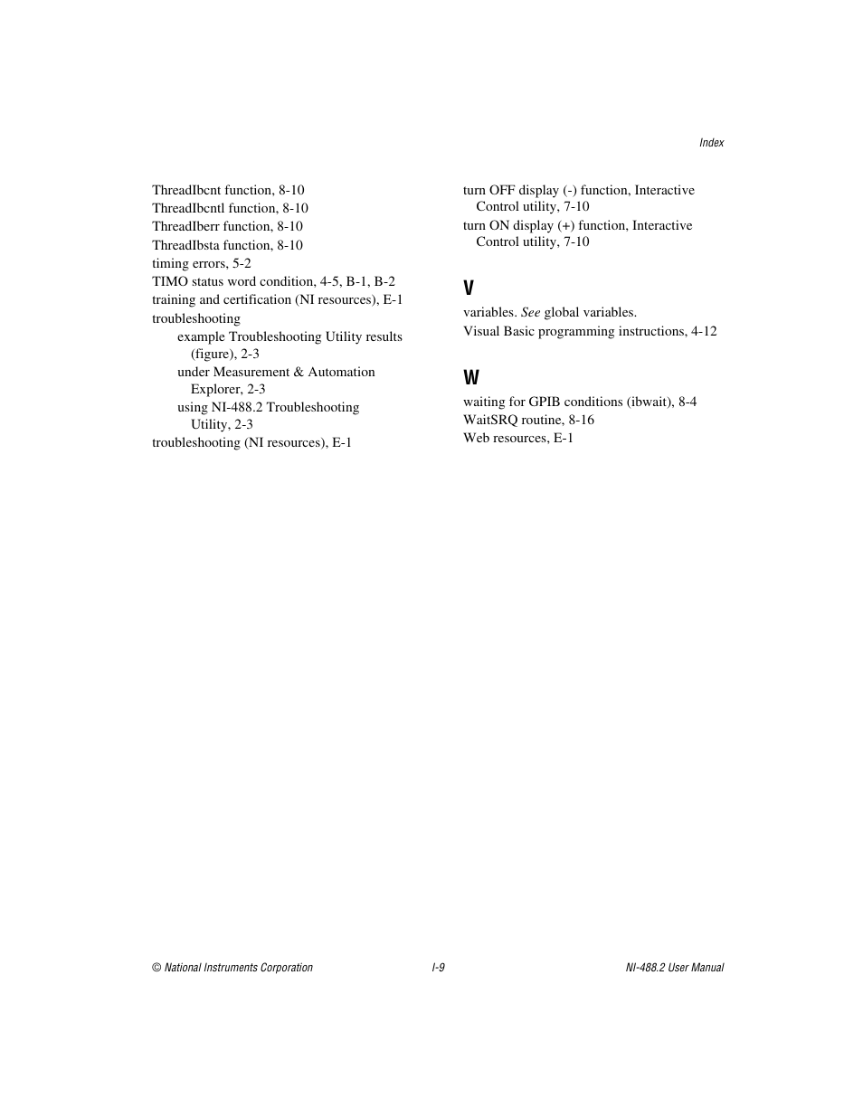 National Instruments NI-488.2 User Manual | Page 134 / 134