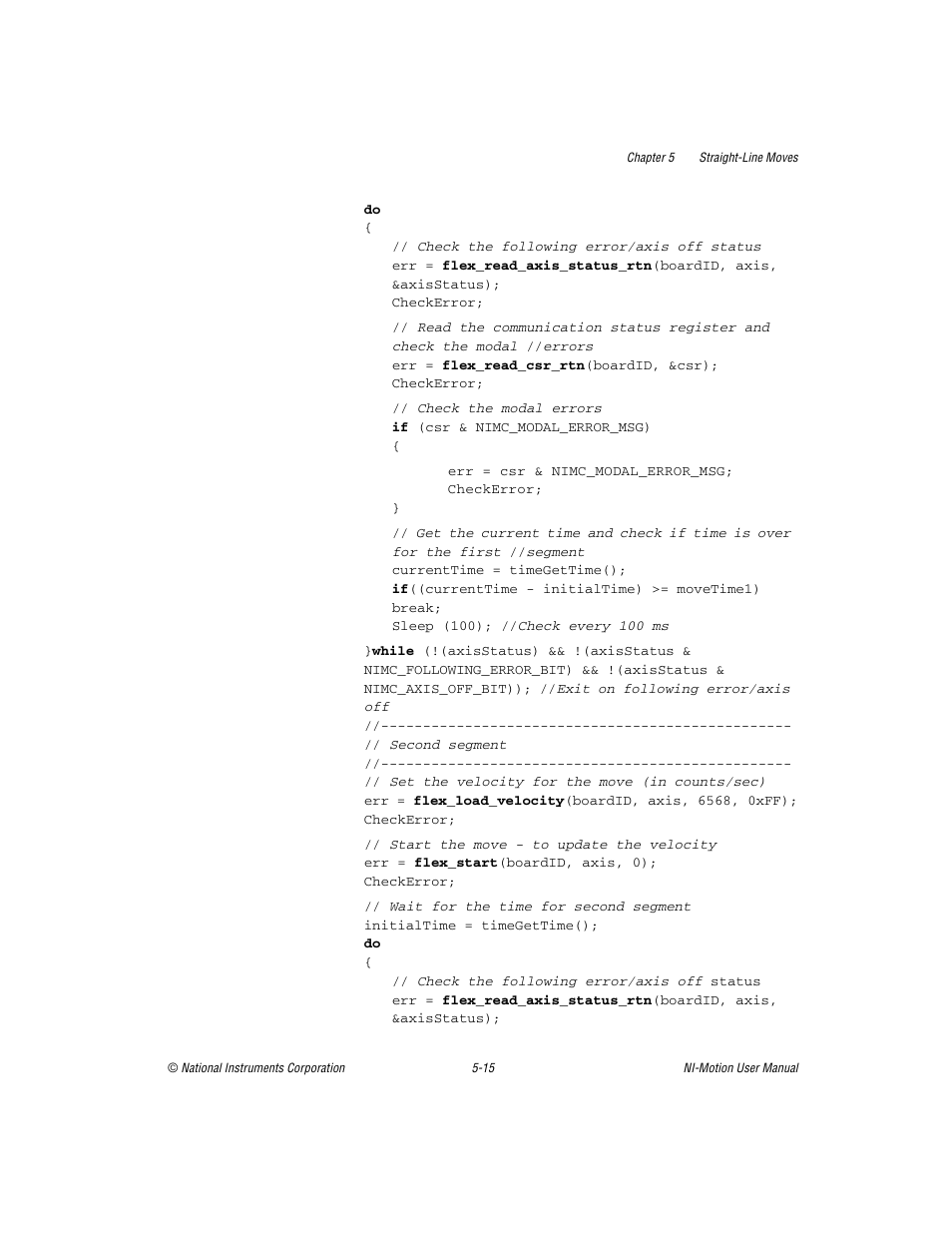 National Instruments NI-Motion User Manual | Page 70 / 305