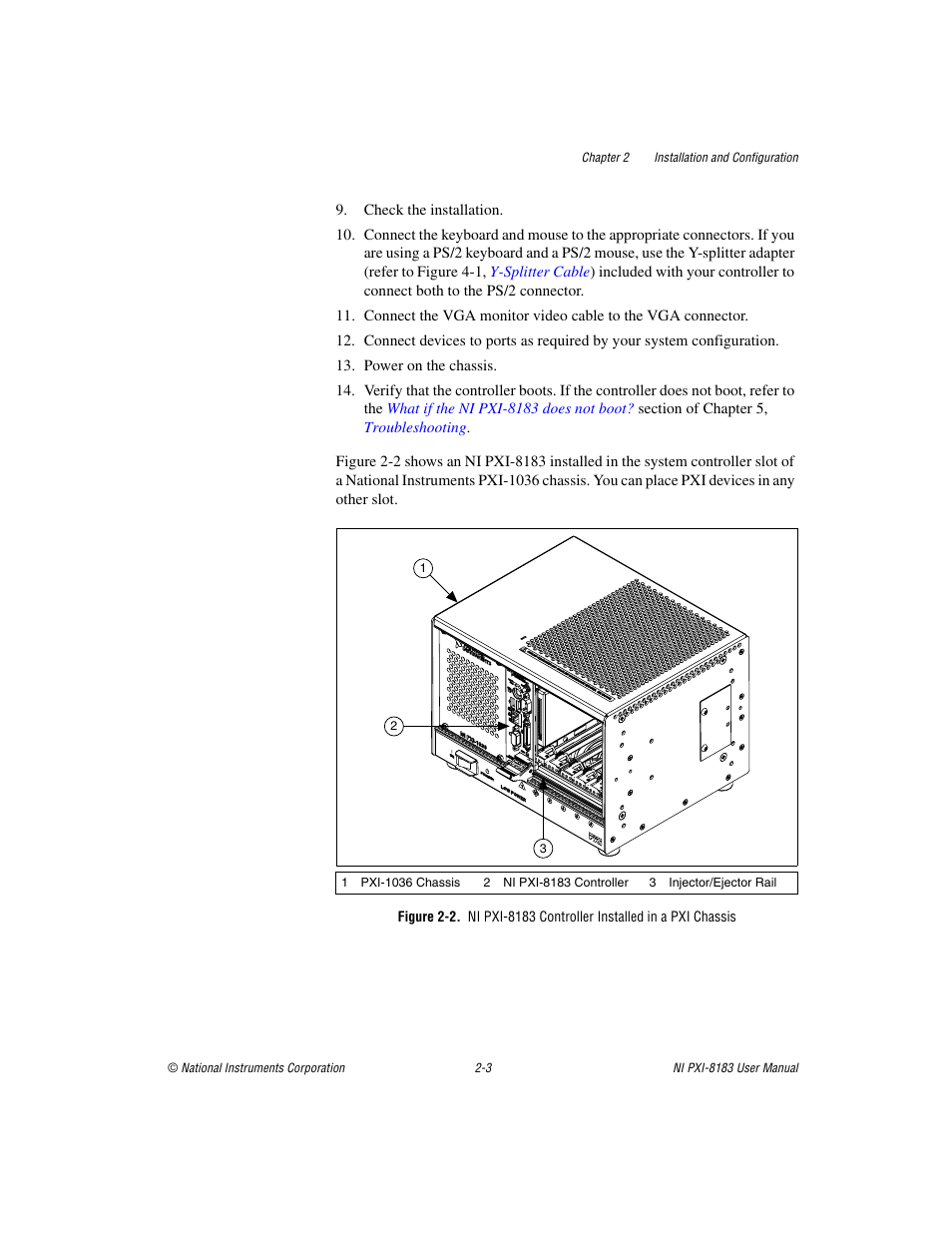National Instruments Two-Slot Embedded Controller NI PXI-8183 User Manual | Page 16 / 69
