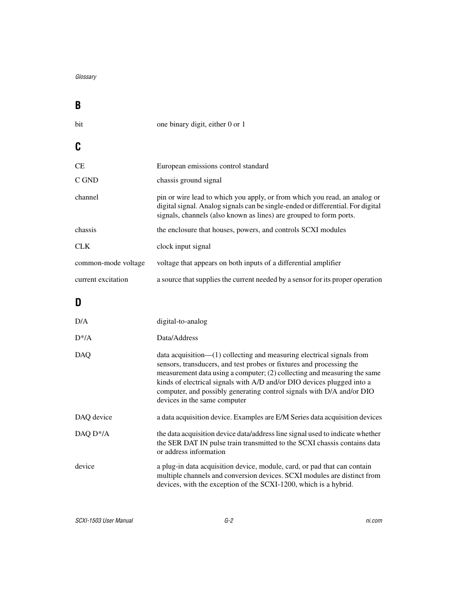 National Instruments Module SCXI-1503 User Manual | Page 70 / 79