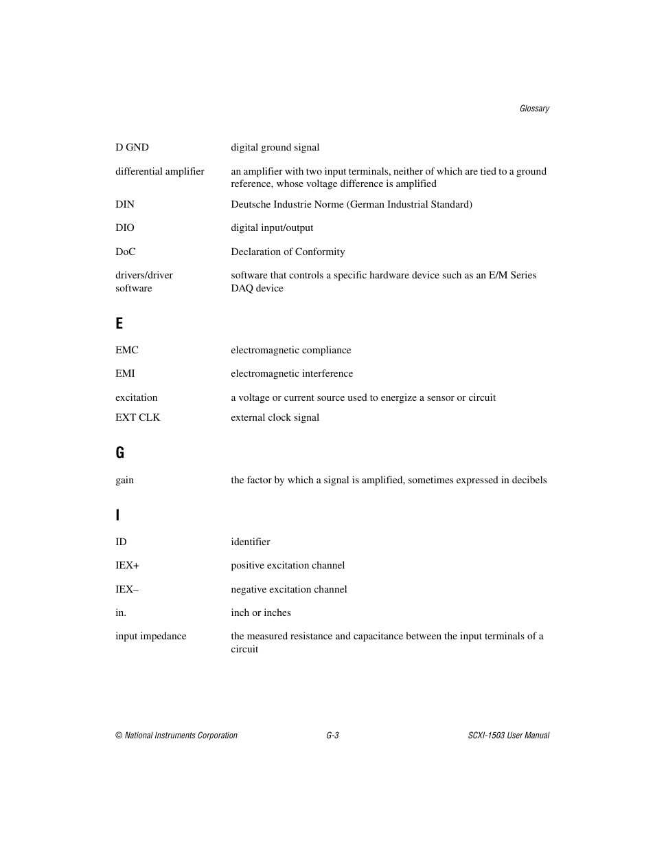 National Instruments Module SCXI-1503 User Manual | Page 71 / 79