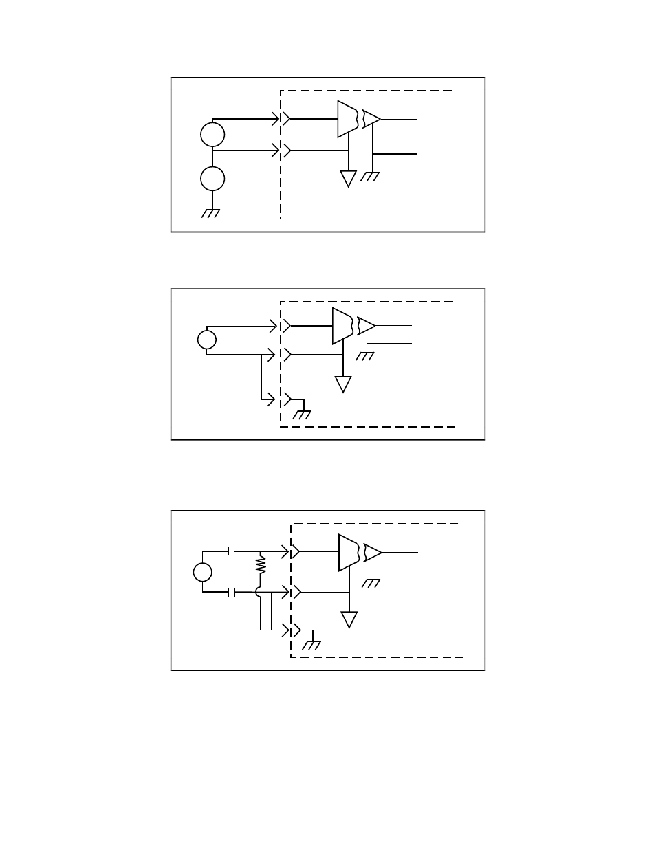 Figure 2-6. floating ac-coupled signal connection, Figure 2-4, Figure 2-5 | Figure 2-6, Floating ac-coupled signal connection | National Instruments SCXI-1120 User Manual | Page 30 / 130