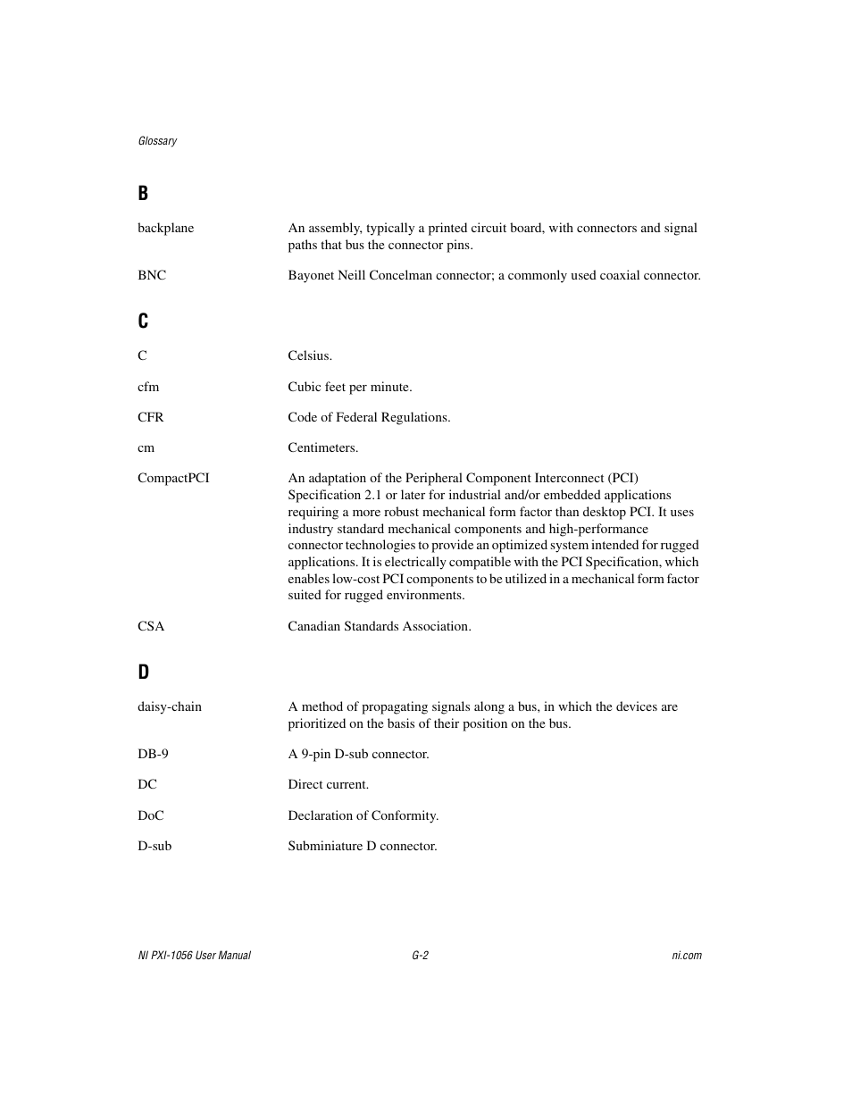 National Instruments NI PXI-1056 User Manual | Page 57 / 65