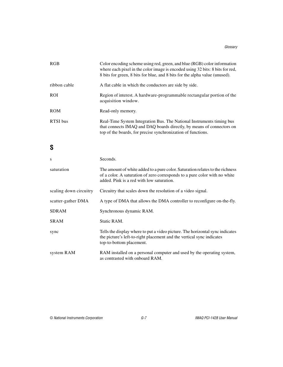 National Instruments PCI-1428 User Manual | Page 35 / 39