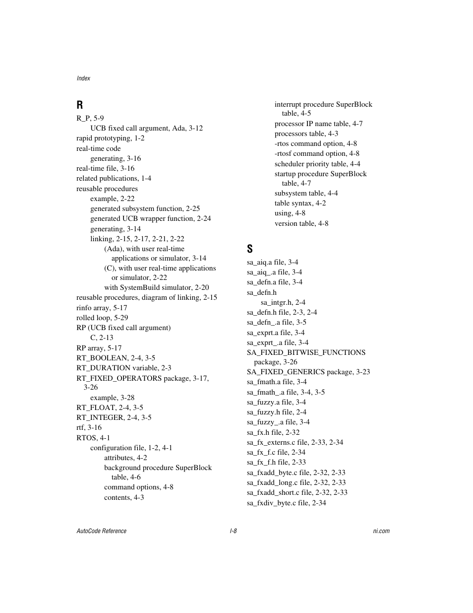 National Instruments AutoCode NI MATRIX User Manual | Page 246 / 250