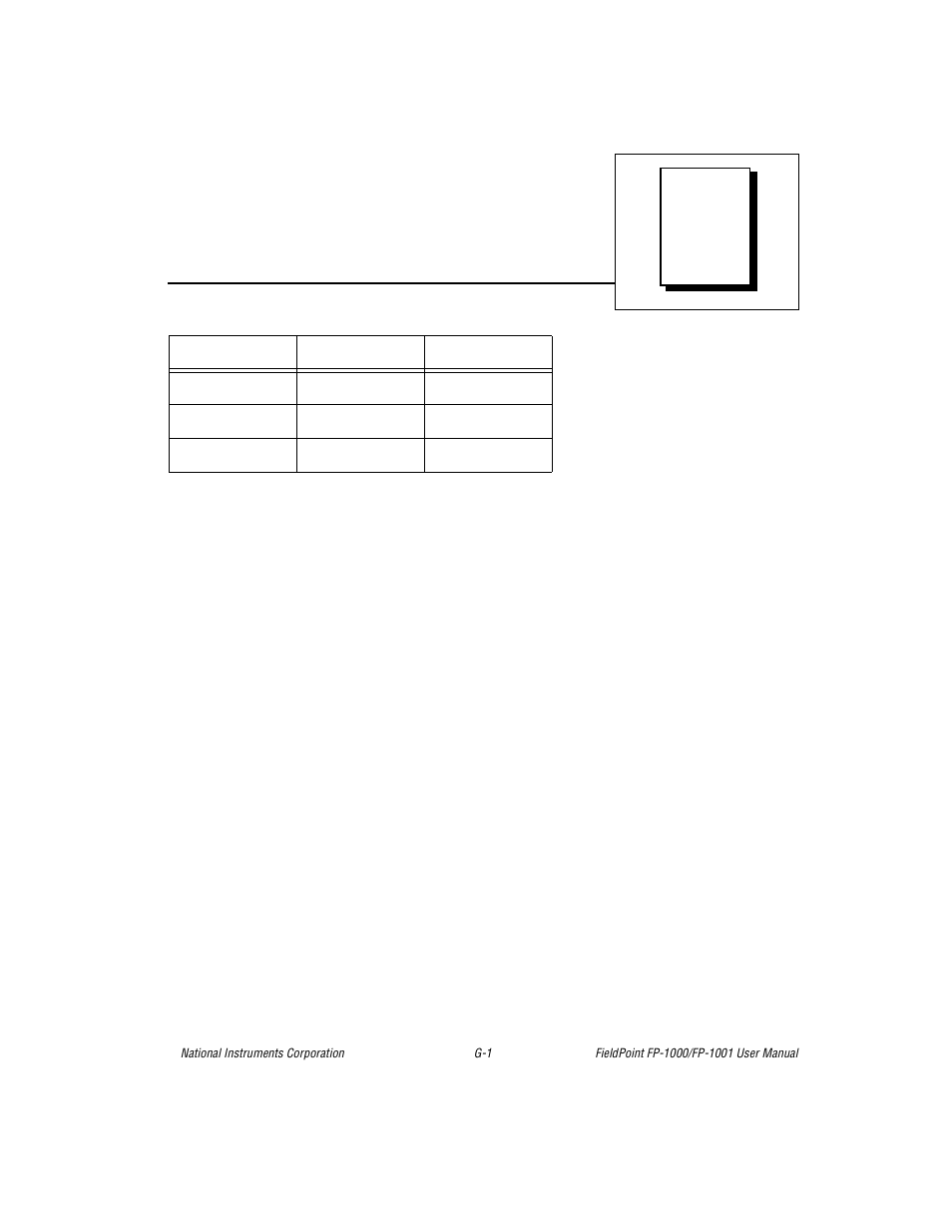 Glossary | National Instruments FP-1001 User Manual | Page 45 / 50