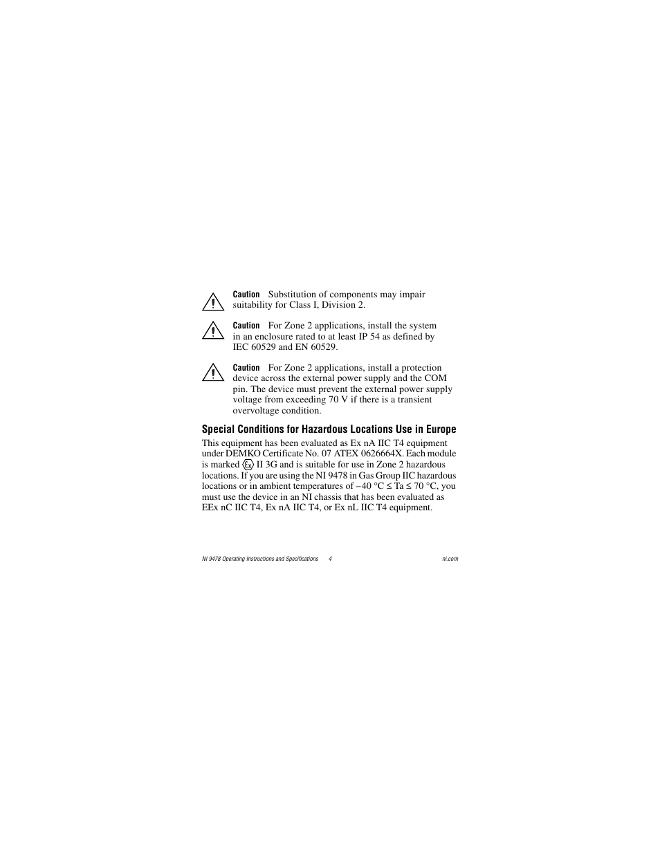 National Instruments NI 9478 User Manual | Page 4 / 32