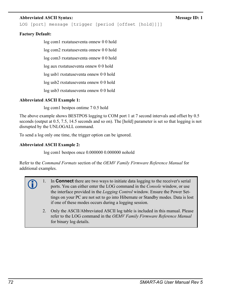 Novatel GNSS Receiver and Antenna SMART-AG User Manual | Page 72 / 92