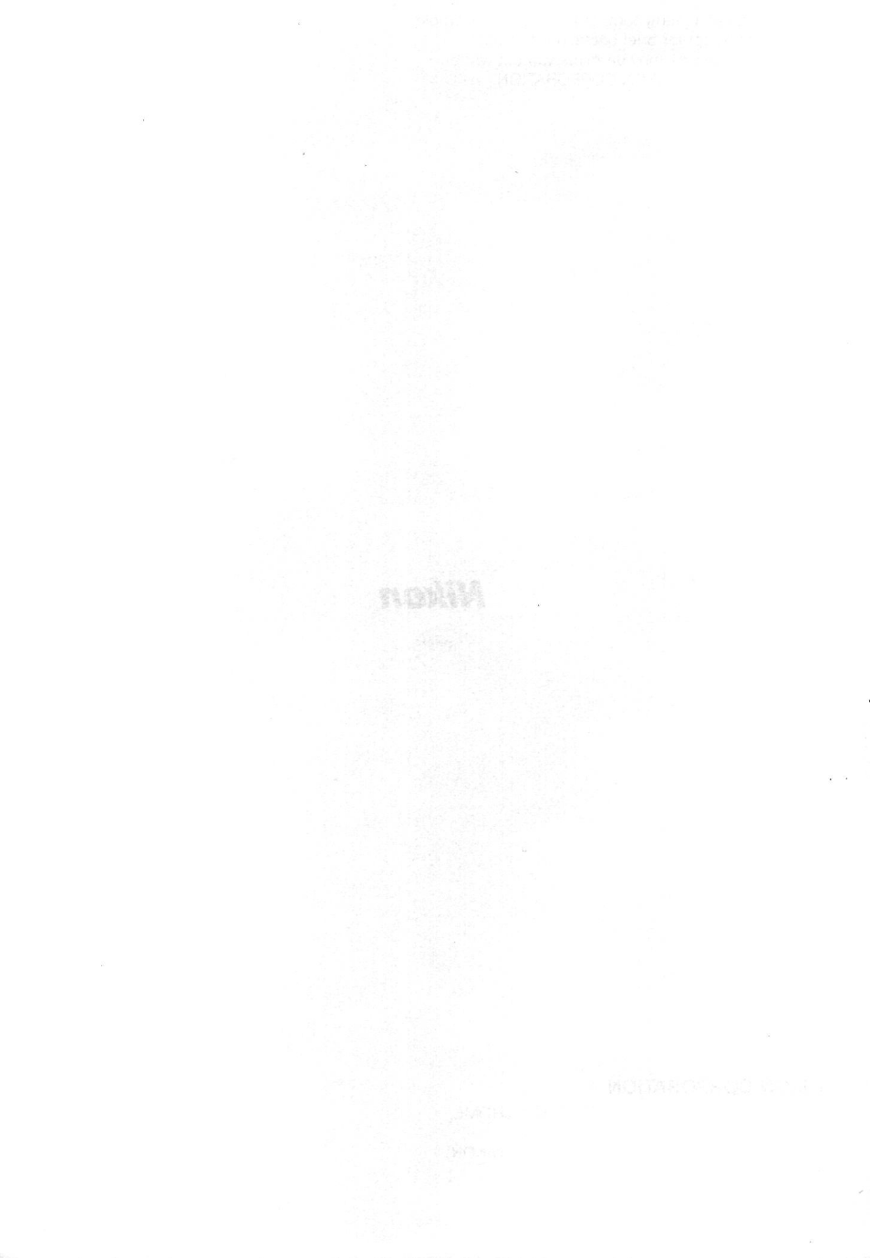 Depth-of-field table | Nikon 1000MM User Manual | Page 25 / 27