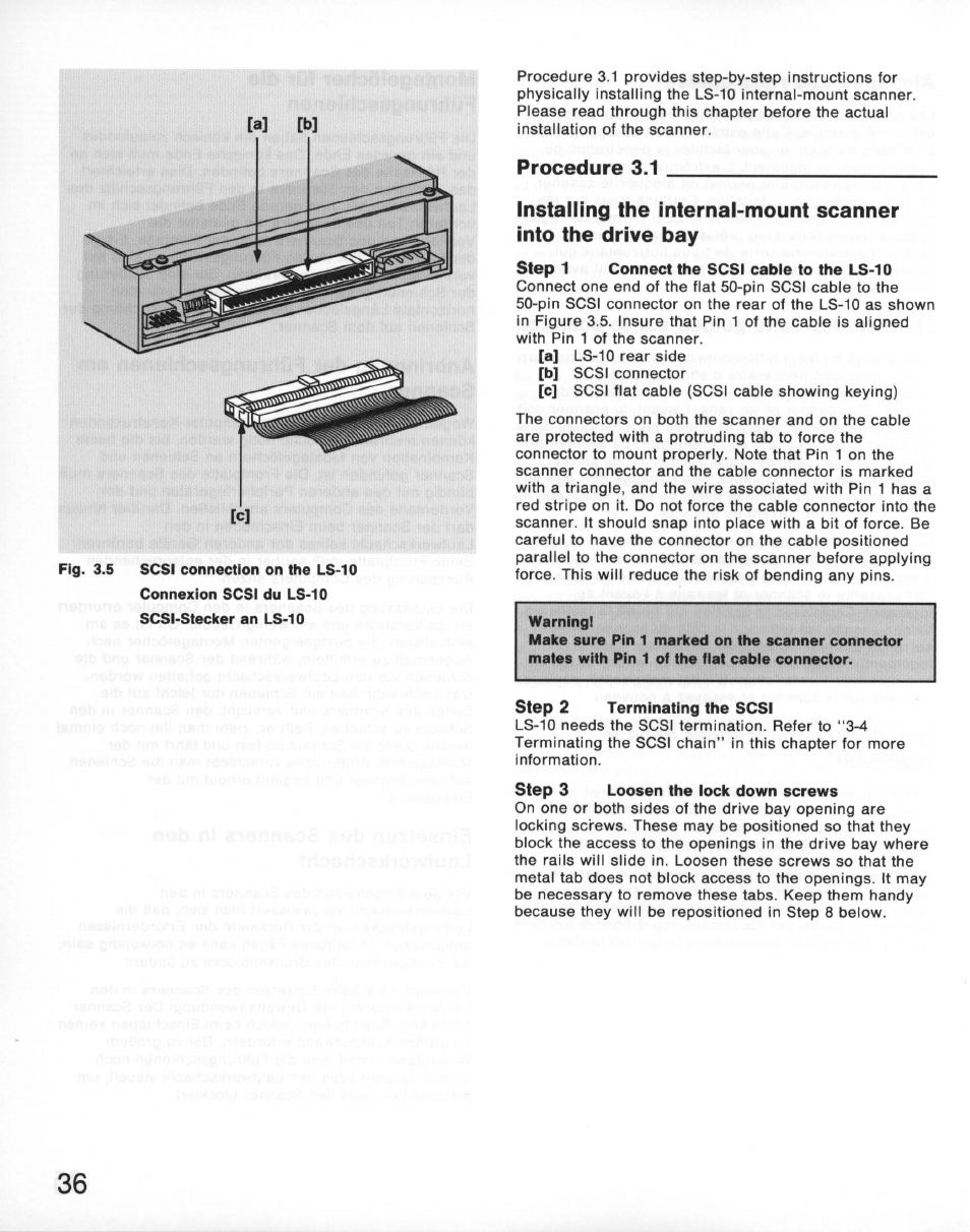 Procedure 3.1 | Nikon 35MM Film Scanner LS-10E User Manual | Page 36 / 82