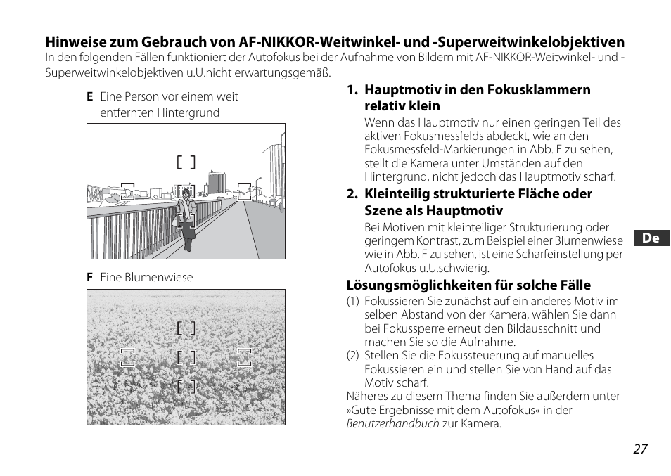 Nikon AF-S DX User Manual | Page 27 / 104