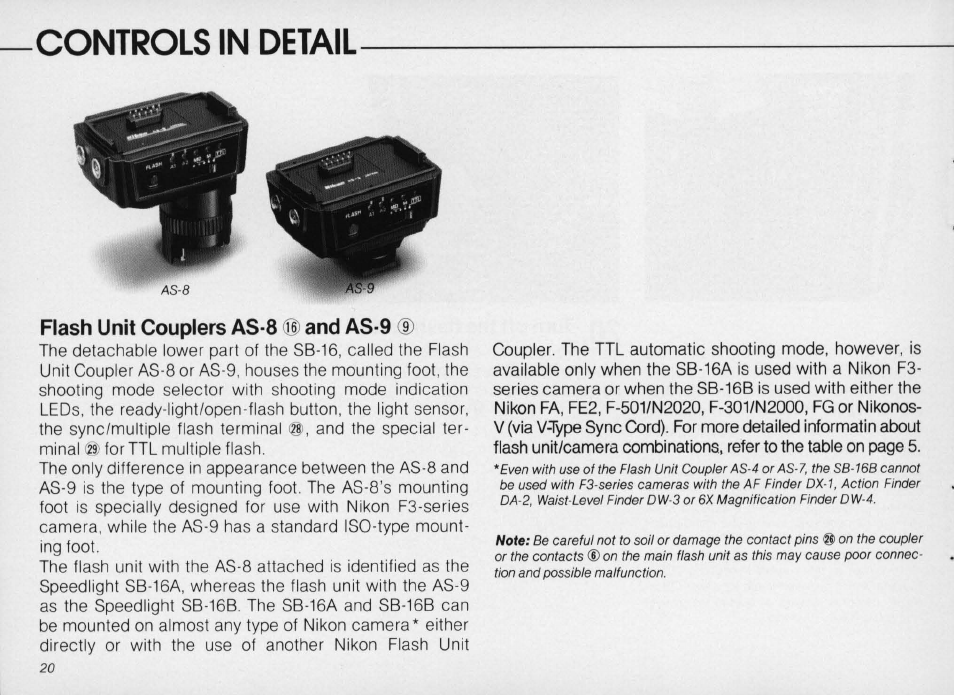 Basic operation—continued | Nikon SPEEDLIGHT SB-16 User Manual | Page 20 / 100