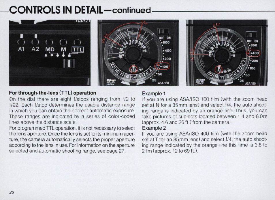 Synchronization speed | Nikon SPEEDLIGHT SB-16 User Manual | Page 26 / 100
