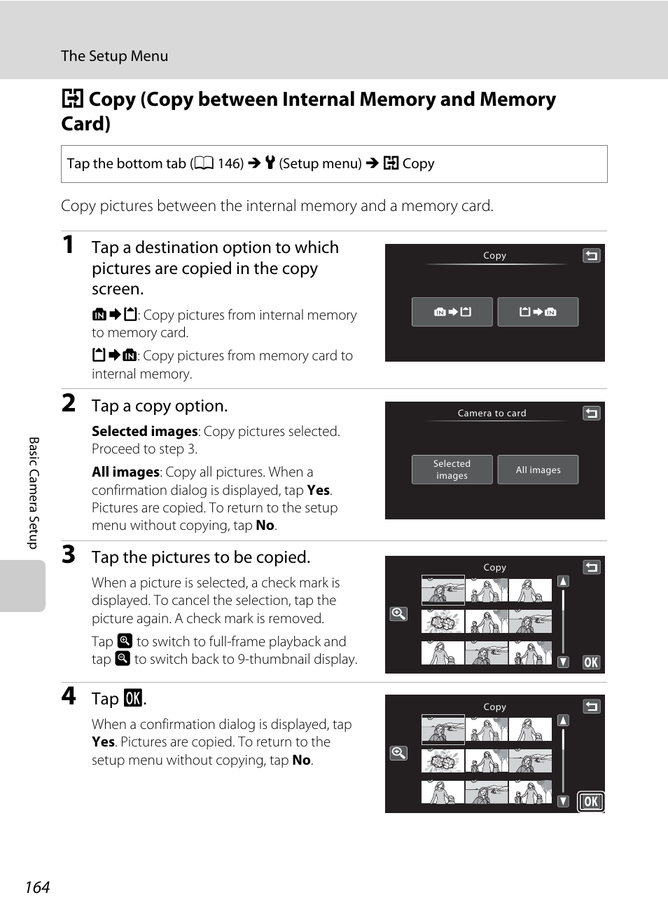 A 164), A 164 | Nikon Coolpix S80 User Manual | Page 176 / 204