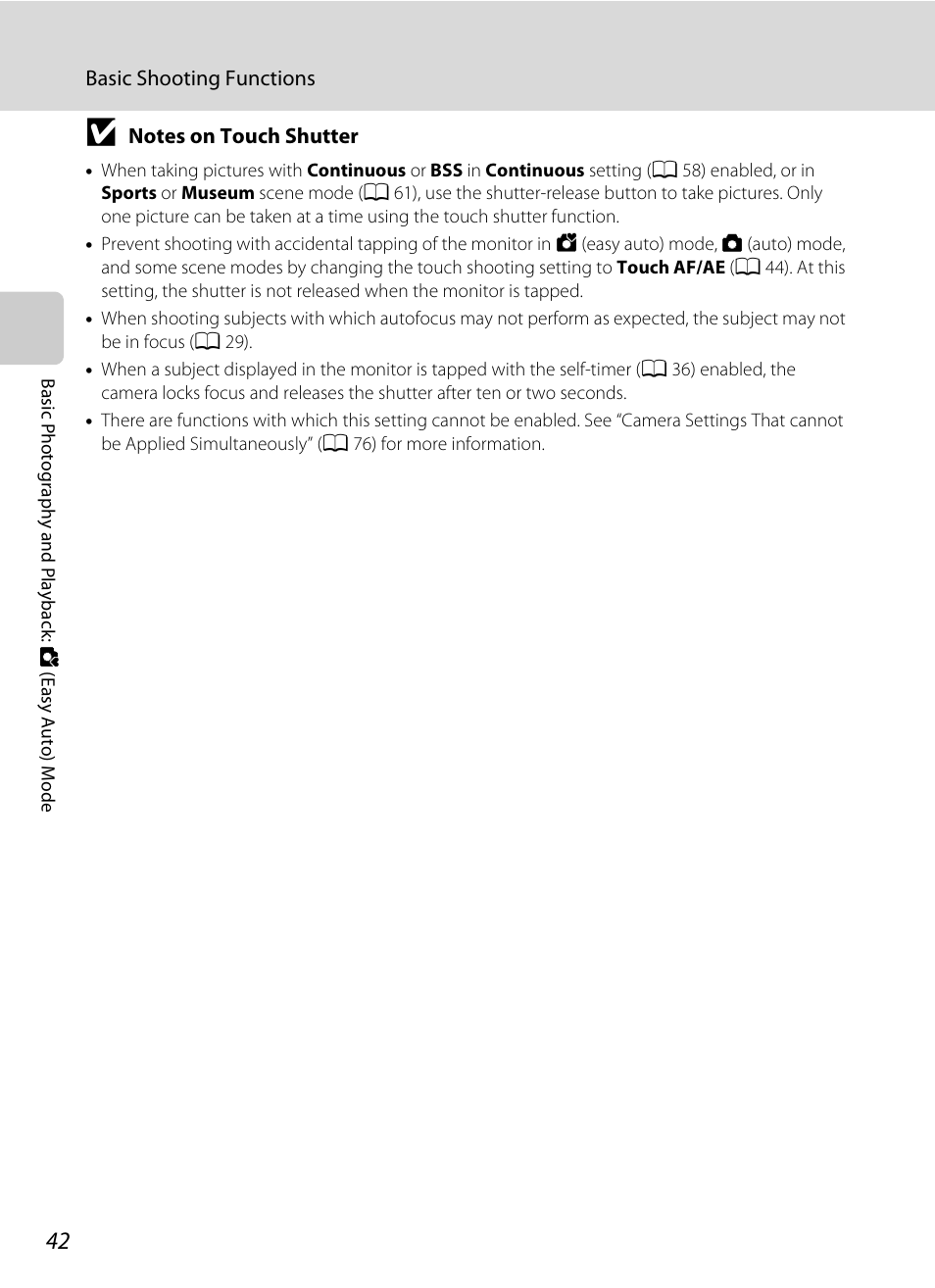 Nikon Coolpix S80 User Manual | Page 54 / 204