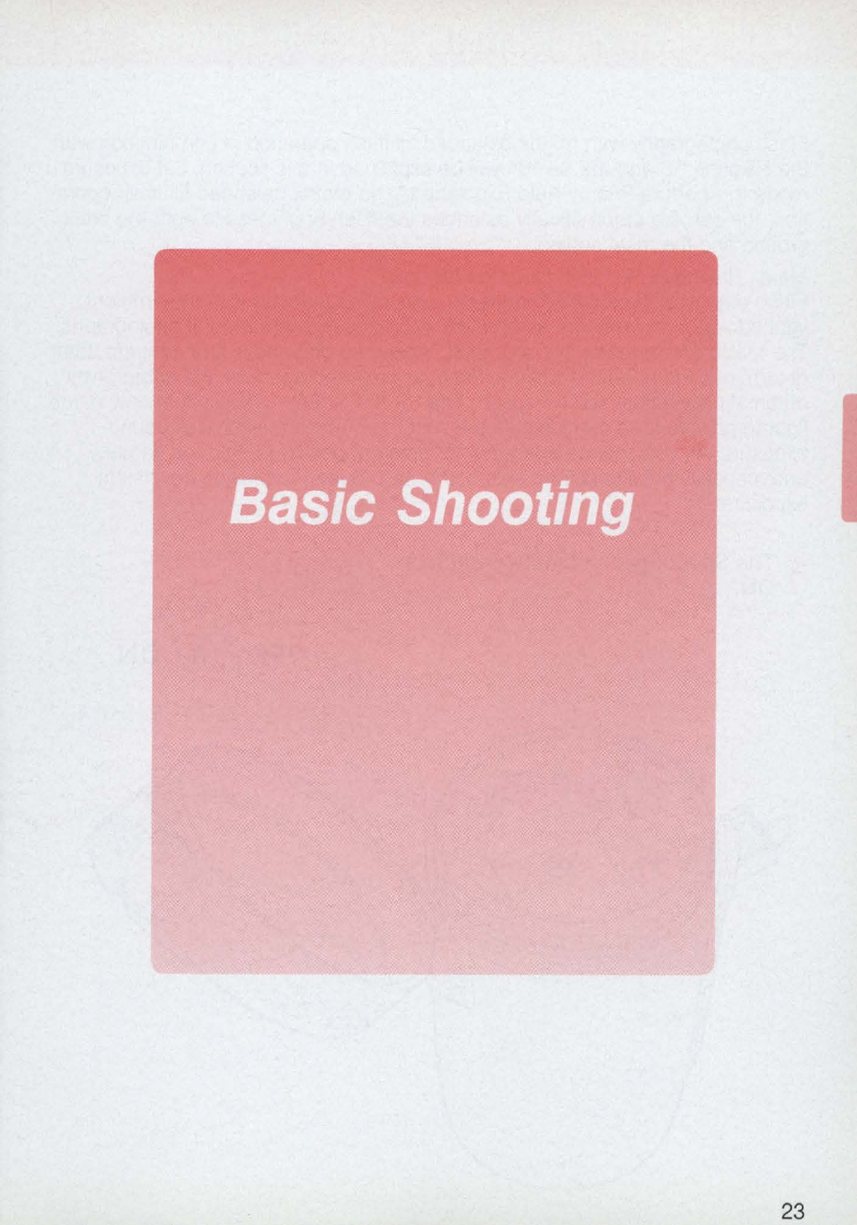 Basic shooting | Nikon 58-104 User Manual | Page 23 / 72